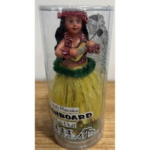 Lovely Hawaiian Dashboard Hula Doll Playing A Ukulele KC Co. New In Package
